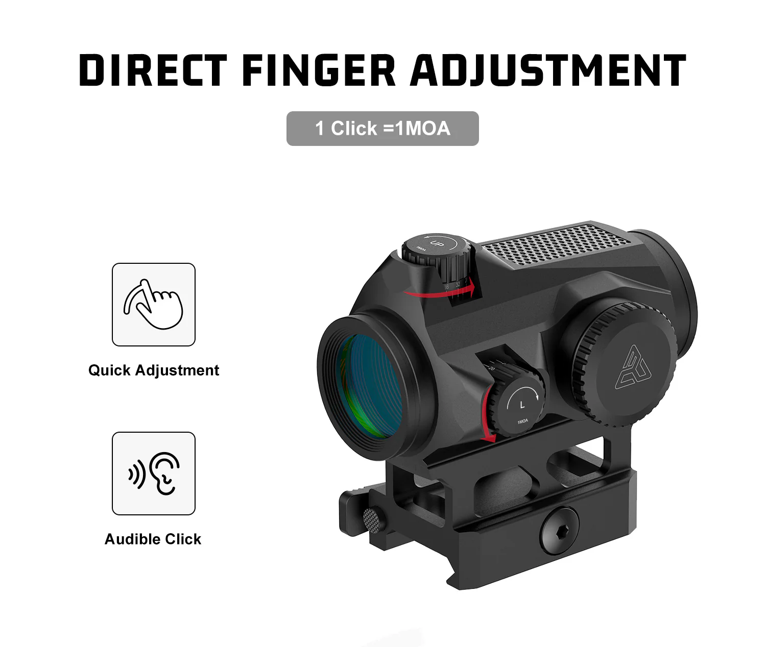 Kolimator zamknięty REDWIN MANTIS 1×25 3MOA SP RWD33