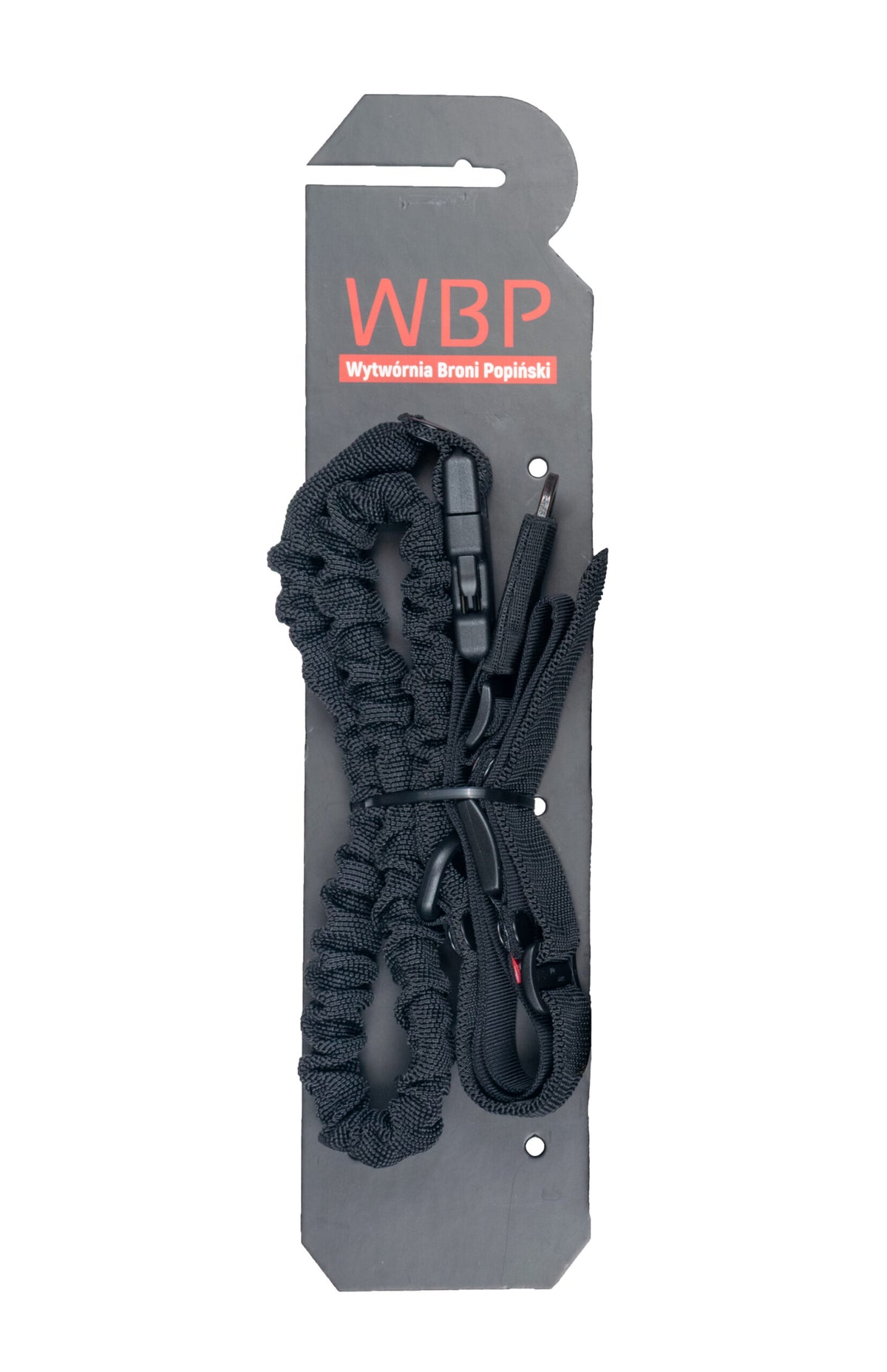 Taktyczne zawieszenie 2-punktowe do broni GAMMA Bungee Snap Hook czarne - widok ogólny