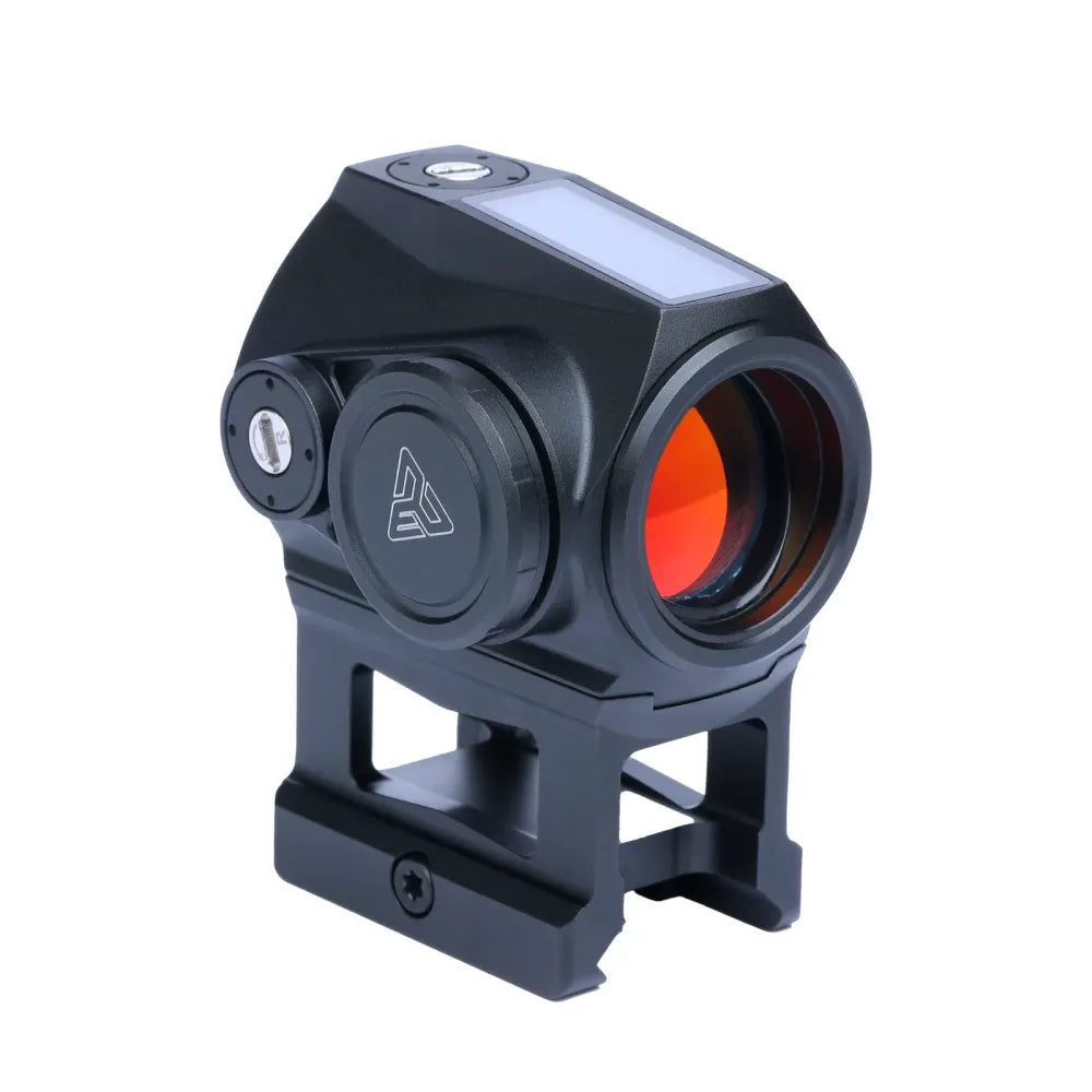 REDWIN Cherno Mini 1x23 MTR SP – kompaktowy kolimator solarny z montażem wysokim Picatinny, widok z boku