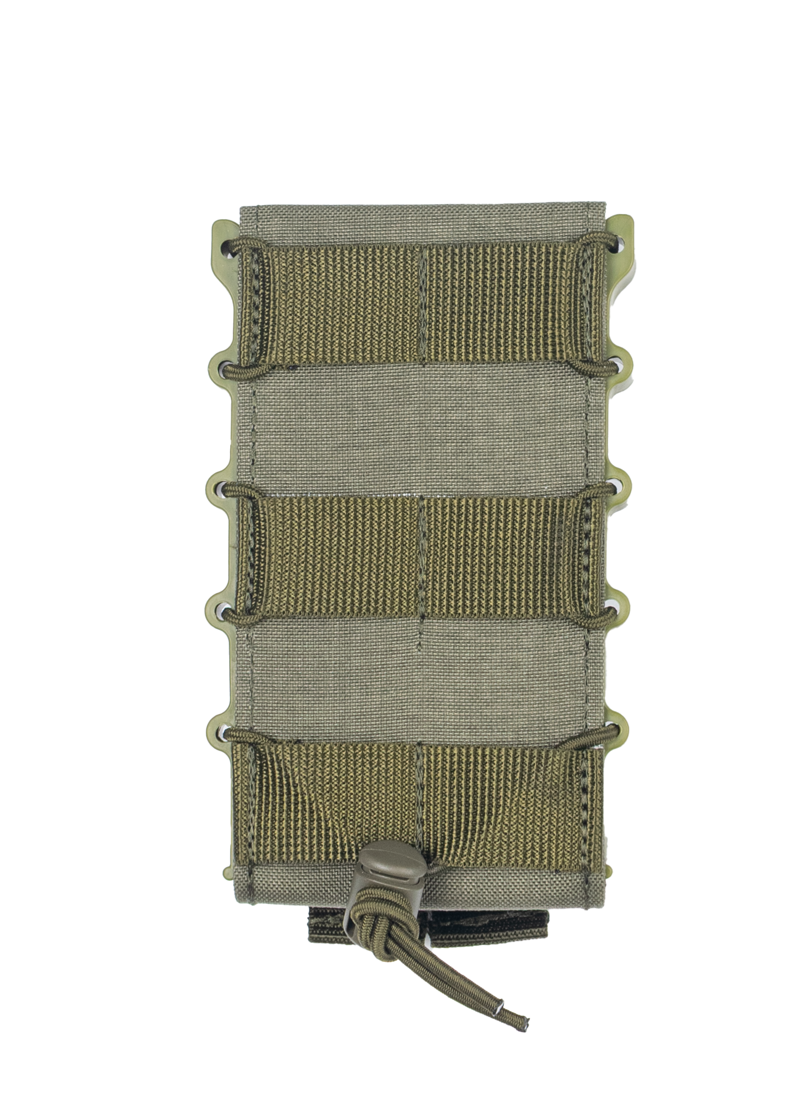 Uniwersalna ładownica taktyczna typu Fast od WBP Rogów wykonana z Cordury 500D, kompatybilna z magazynkami AK i AR-15, system MOLLE, dostępna w SHOTWORKS w kolorze khaki.