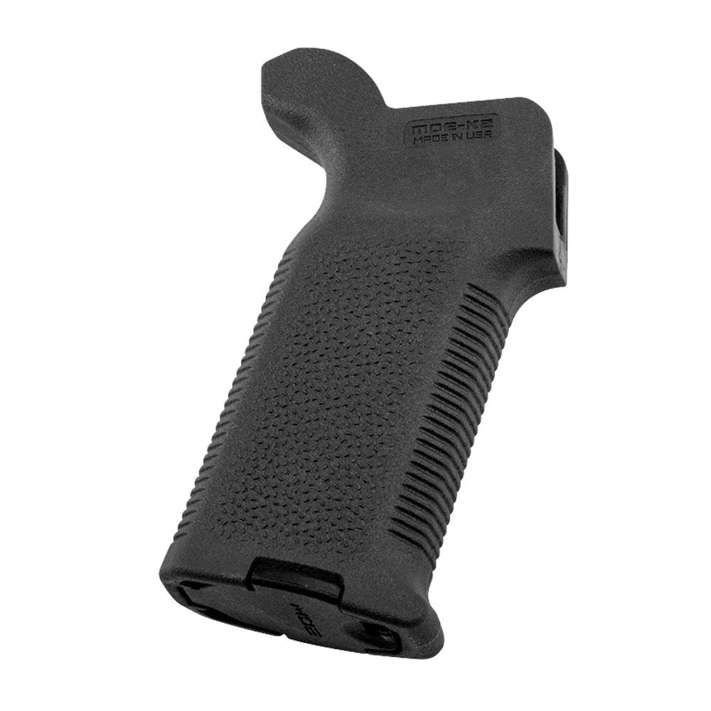 Ergonomiczny chwyt pistoletowy Magpul MOE-K2 Grip (MAG522) w kolorze czarnym oraz FDE do karabinków AR-15, oferowany przez SHOTWORKS.