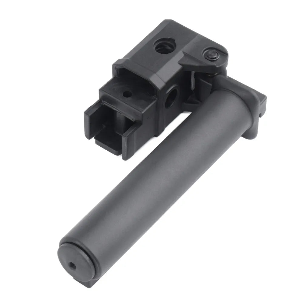 Czarny składany na bok adapter z prowadnicą kolby Mil-Spec AR-15 do karabinka AK47 AKM DLG Tactical DLG-147