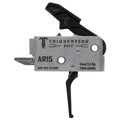 Czarny dwuoporowy spust drop-in TriggerTech Duty Two Stage z prostym językiem do karabinka AR-15