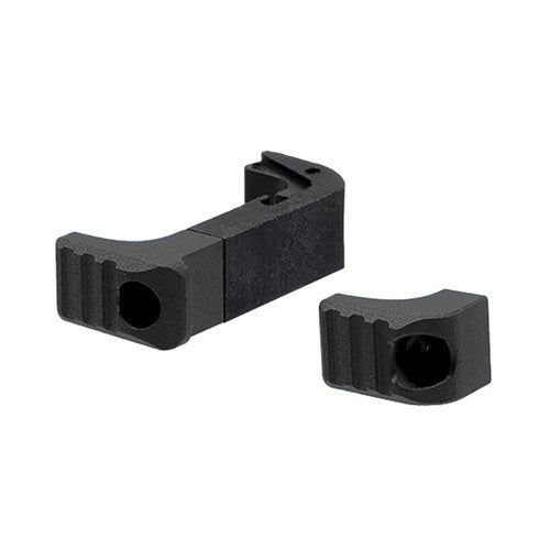 Modułowy zwalniacz magazynka Strike Industries do pistoletu Glock Gen 1-5 w kolorze czarnym.
